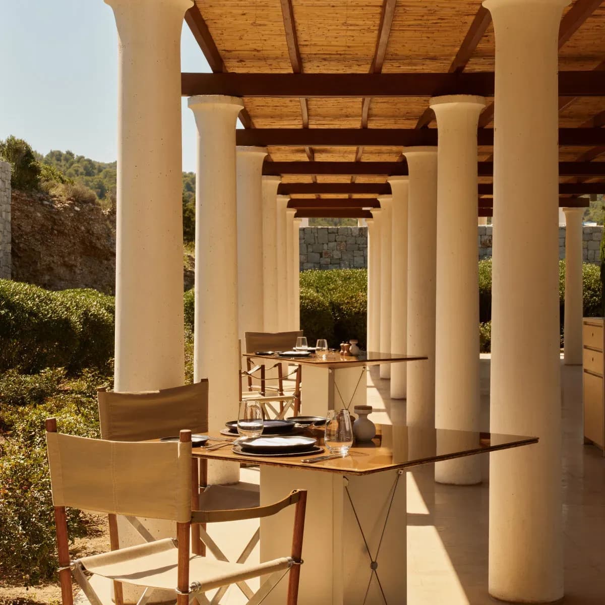 Amanzoe Resort – Restaurantterrasse