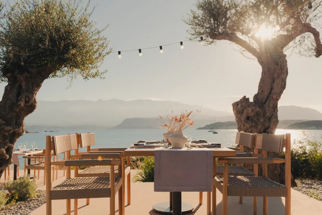 Restaurant direkt am Meer auf Kreta