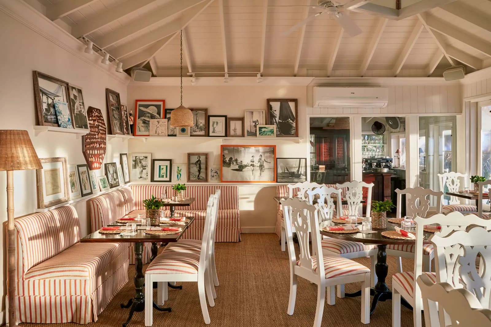 The Dunmore – gedeckte Tische im Clubhouse-Restaurant