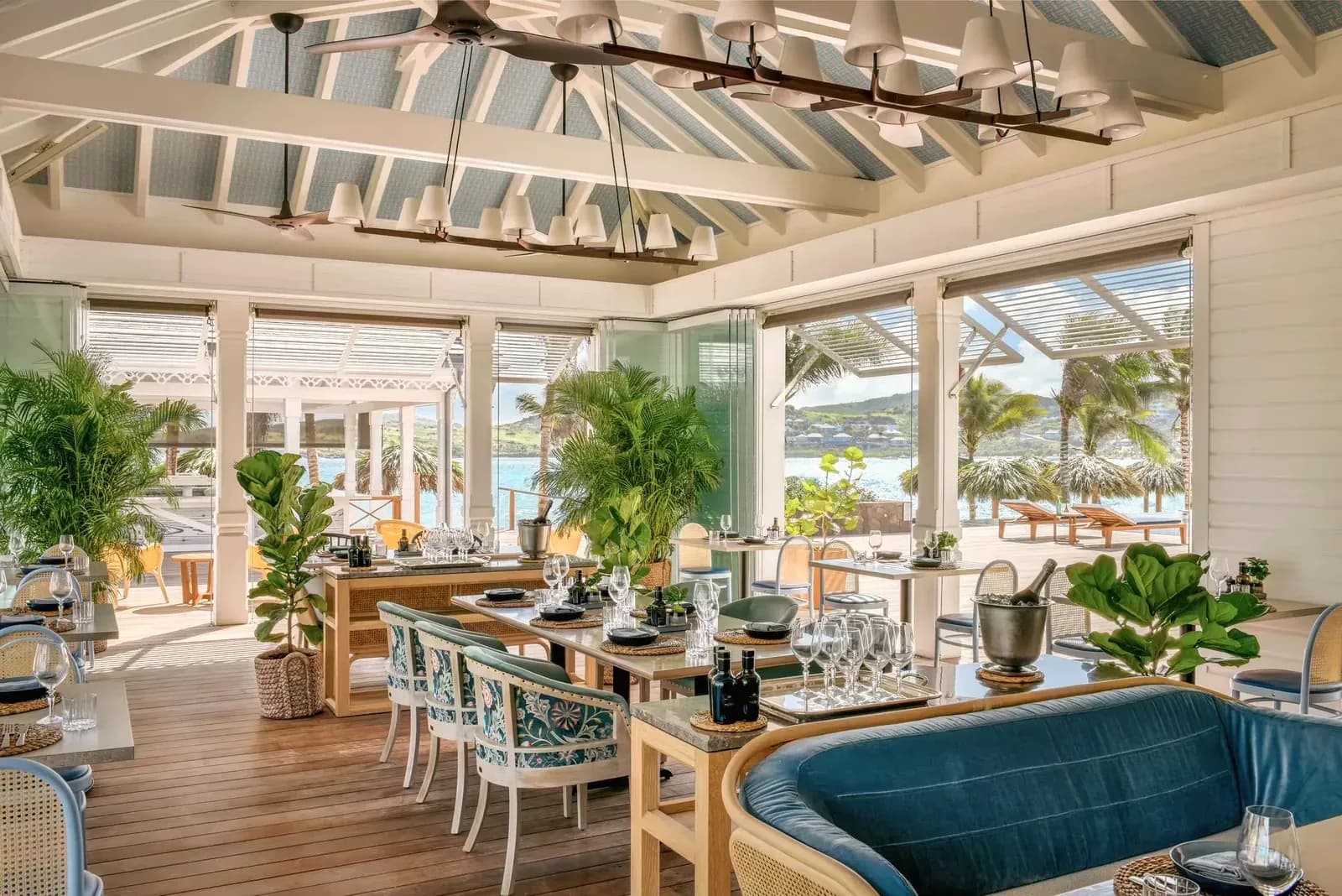 Rosewood Le Guanahani – das Beach House St. Barth mit Blick zum Strand
