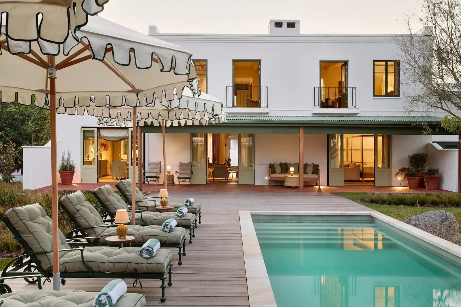 Spier Hotel – Riverside Villa mit eigenem Pool und Terrasse