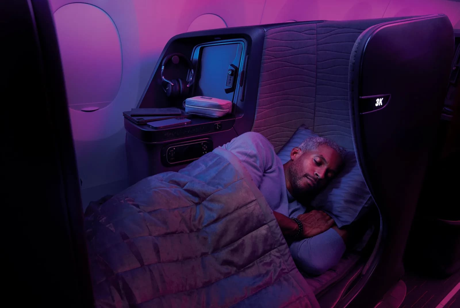 Turkish Airlines – Business-Class-Sitz als Liege